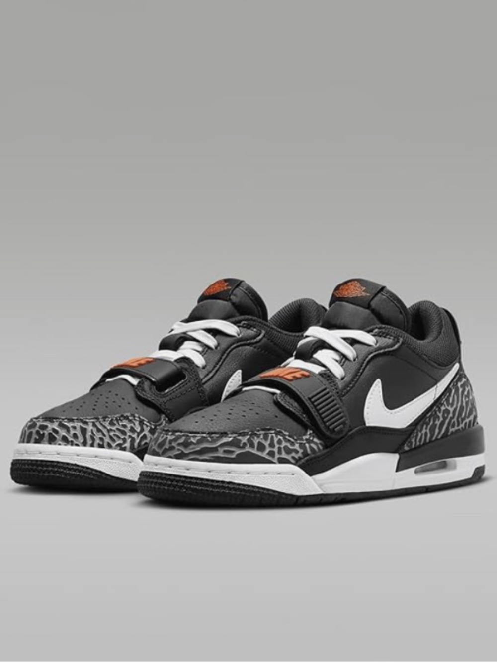 Air Jordan Legacy 312 Low Big Kids' Shoes (CD9054-018)Black/Wolf Grey/Safety 4.5